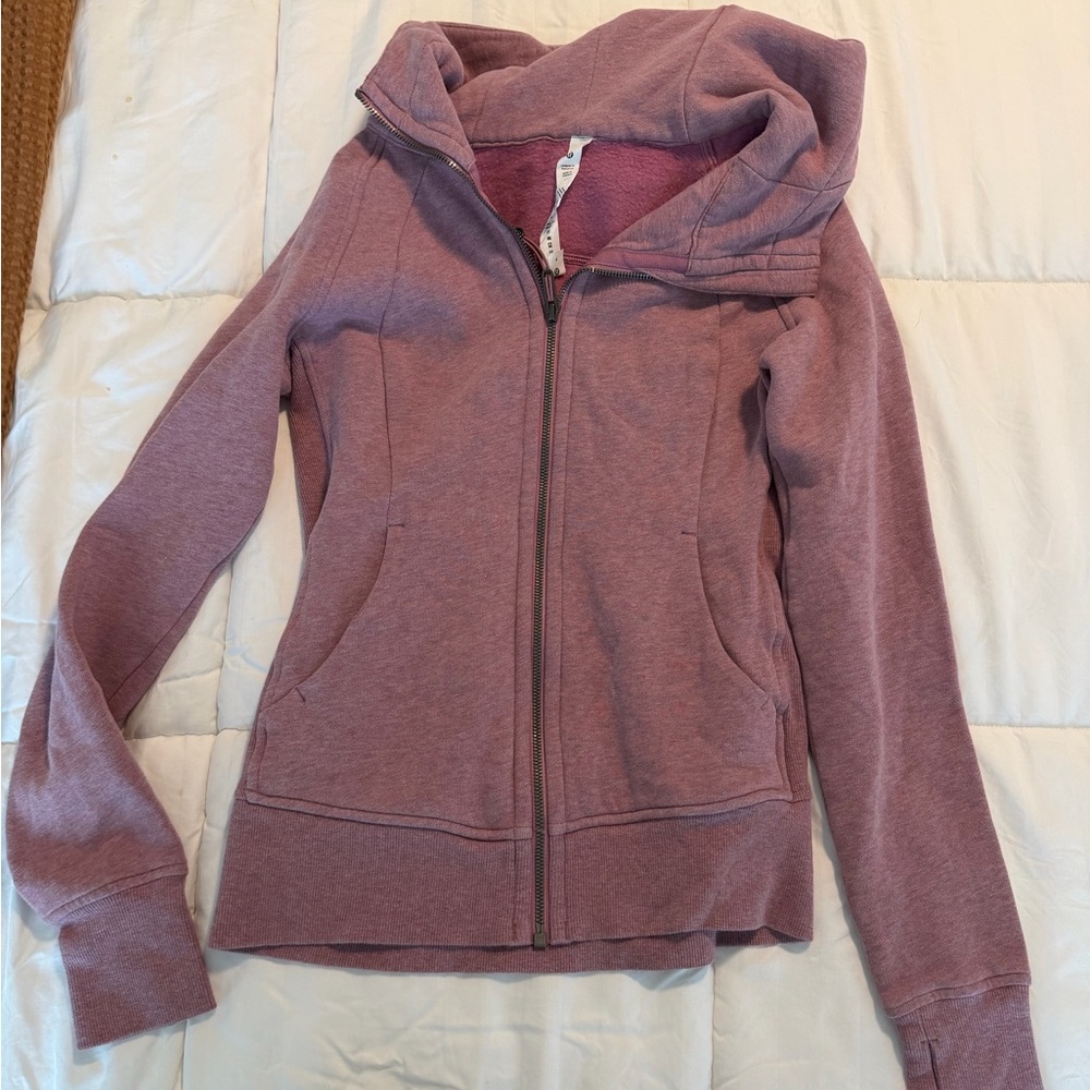 Lululemon Athletica Mauve Zip-Up Hoodie